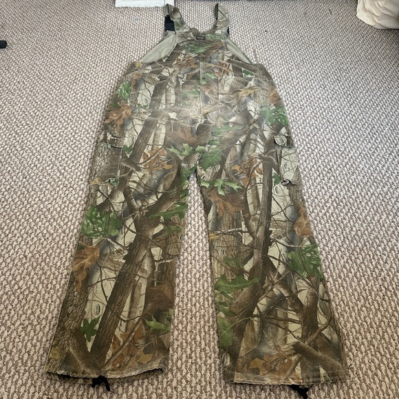 Vintage Walls Camo Overalls 42 Regular Baggy Realtree Faded Workwear - Picture 8 of 10